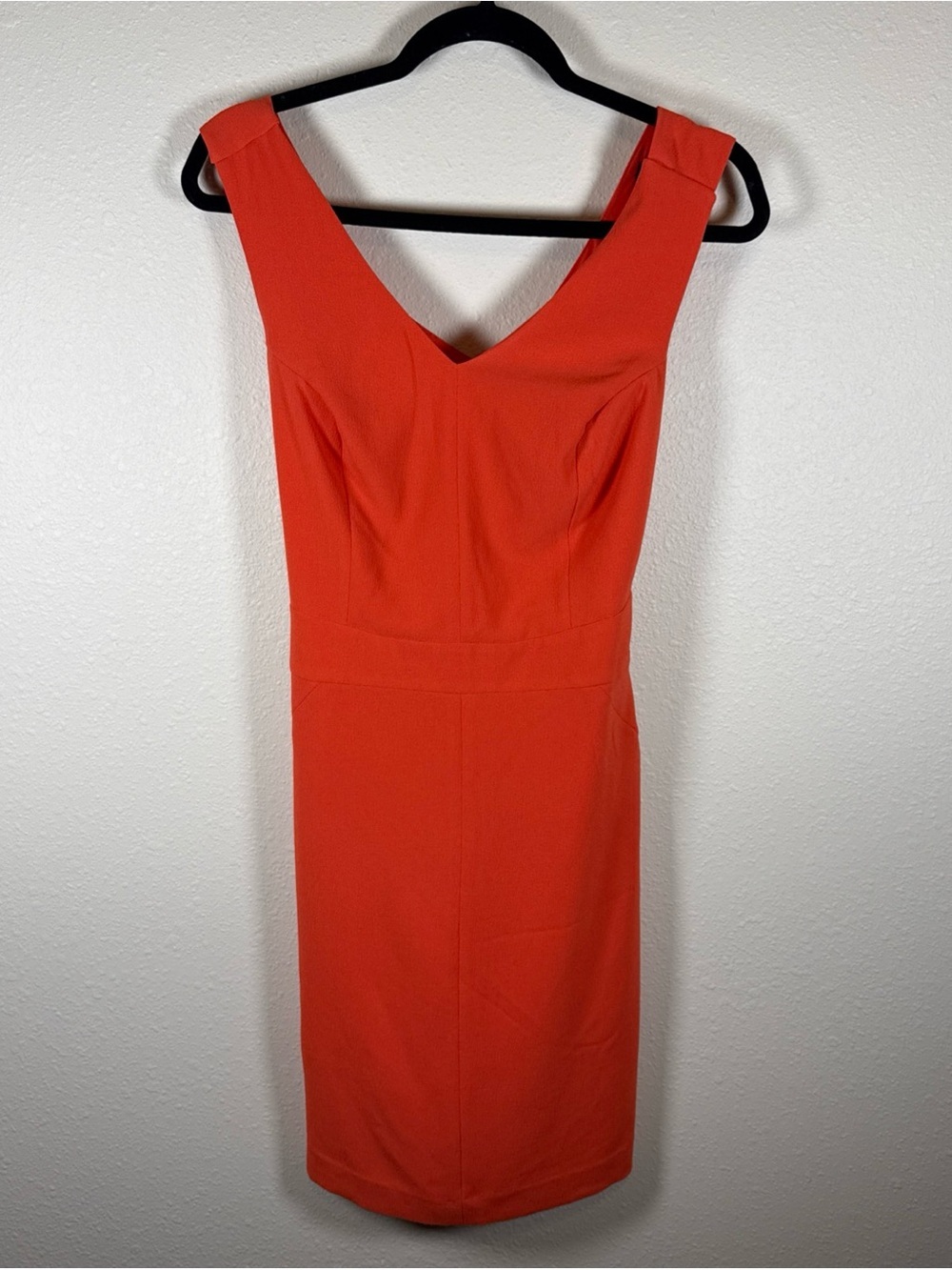 Banana Republic Pencil Dress Orange Cross Cross Back 12